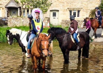 Hen Hacks On Horseback
